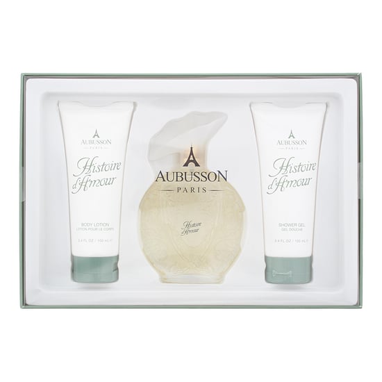Aubusson Histoire D'amour Eau De Parfum 100ml, Body Lotion 100ml + Shower Gel 100ml Gift Set
