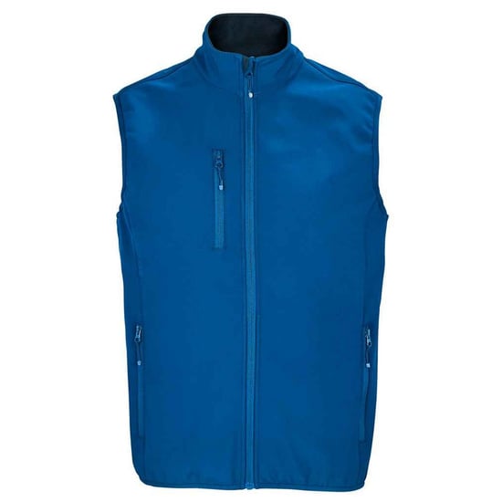 SOLS Heren Falcon Softshell gerecyclede bodywarmer (Koningsblauw) - Image 1
