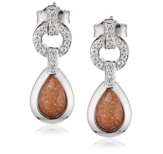 Orphelia Women's 925 Sterling Silver Drop Earrings - Silver ZO-5206