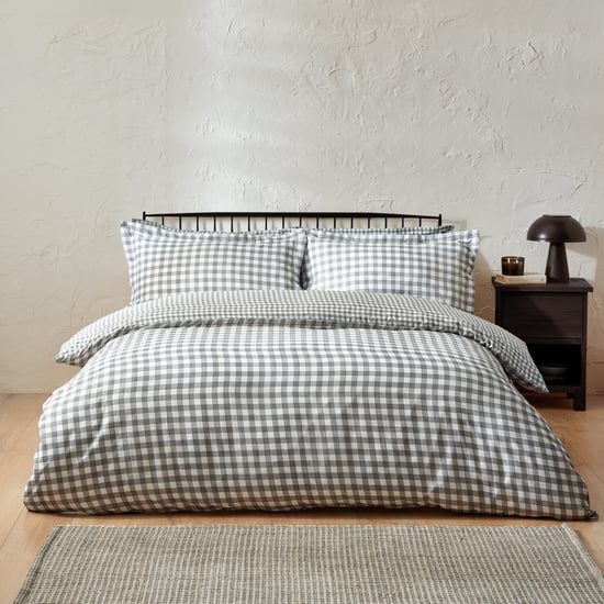 Barton Check 100% Katoenen Duvet Dekbedovertrekset - Image 4