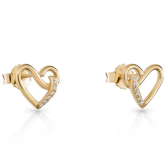 Orphelia 'Ida' Dames 925 Sterling Zilveren Stud Oorbellen - Goud ZO-7521/G - Image 5