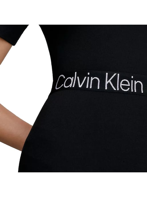 Calvin Klein Vrouw Jurk Logo Tape Van Jersey Milano - Image 3