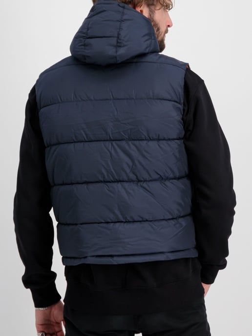 Alpha Industries Gewatteerde Hoodie Vest FD Blauw - Image 2