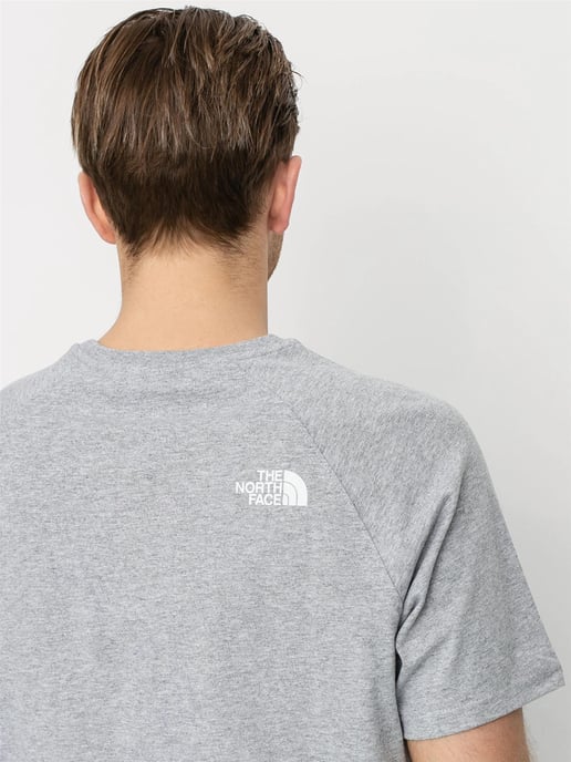 The North Face Heren Reglan Sleeve NSE T Shirt Grijs - Image 4