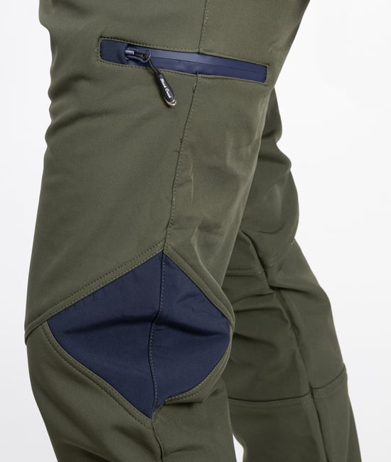 Rock Creek Softshellhose Dunkelgrün
