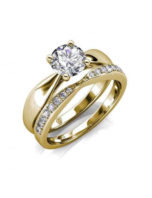 Prestige ring - Oostenrijks kristal - Image 1
