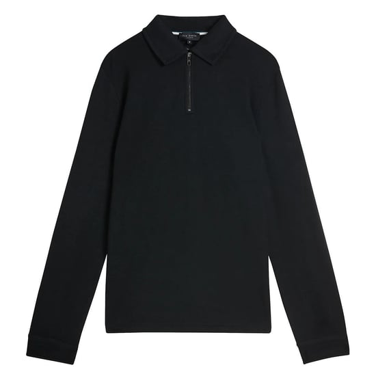Ted Baker Karpol Heren Zwarte Modal Sweater - Image 1