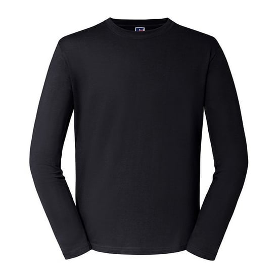 Russell Heren Klassiek T-shirt met lange mouwen (Zwart) - Image 1