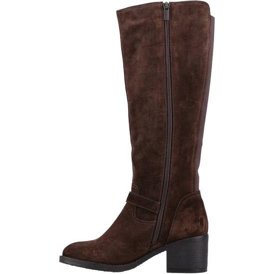 Hush Puppies Heidi Leder Vrouwen Bruin Suede Laarzen - Image 4