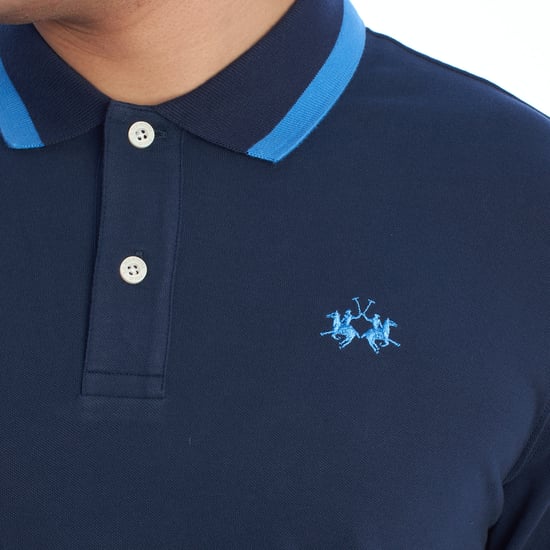 YMP006-PK001 Heren Slim Fit Korte Mouwen Polo Shirt - Image 2