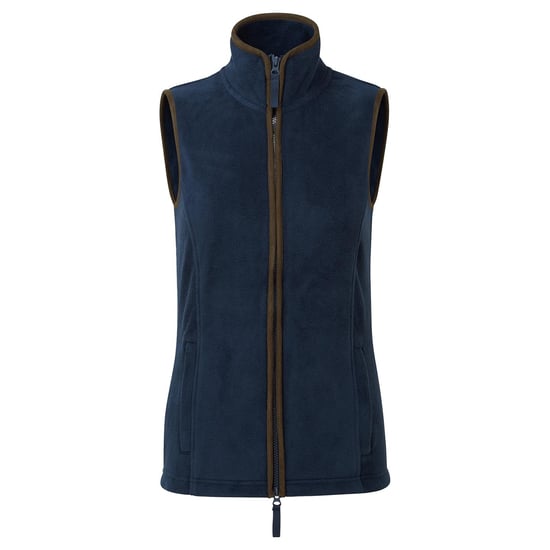 Premier Dames Artisan Fleece Gilet (Marineblauw/Bruin) - Image 1