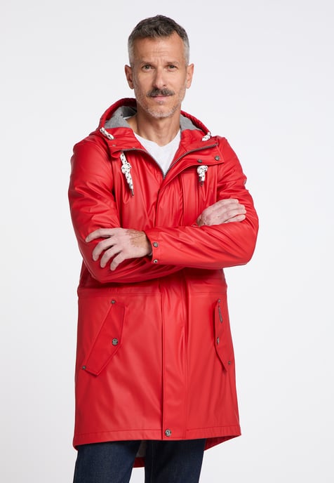 Schmuddelwedda Mackintosh bridgeport Heren Rood-271 - Image 2