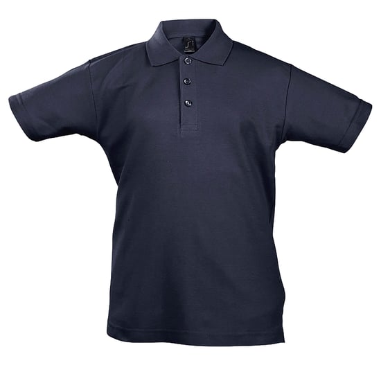 SOLS Kids Unisex Summer II Pique Polo Shirt (Navy)