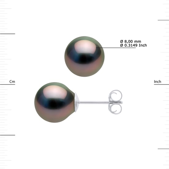 DIADEMA - Earrings - Real Tahitian Pearls