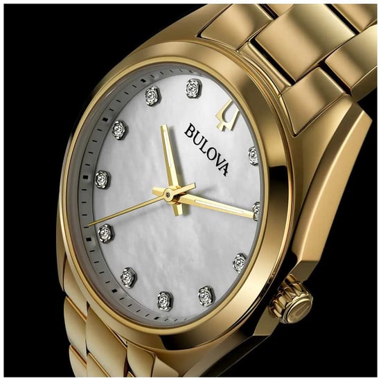 Bulova Surveyor Dames Gouden Horloge 97P172 - Image 3