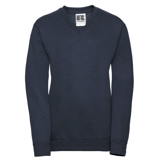 Russell Collection Sweatshirt met V-hals voor kinderen/Kinderen (Franse marine) - Image 1
