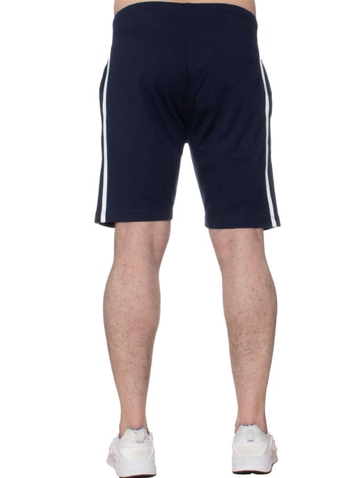 Enzo | Heren T-shirt & Korte Broek Loungewear Set - Wit/Navy - Image 4