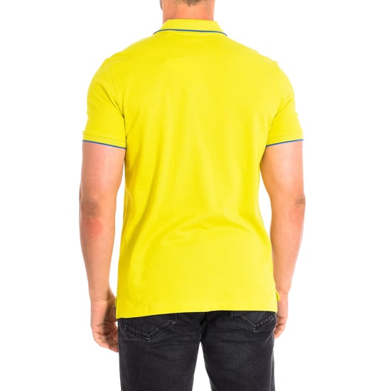 KORY Short Sleeve Polo with contrast lapel collar 64782 man