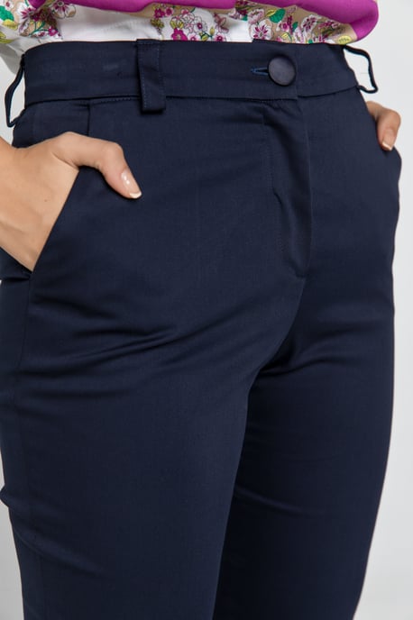 Dark Blue Gabardine Pants