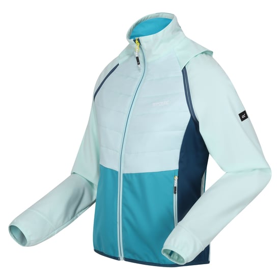 Regatta Womens/Ladies Steren II Hybrid Jacket (Bleached Aqua/Tahoe Blue)