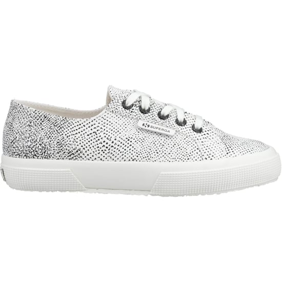 Superga 2730 Micro Faux Snake Faux Leather Damestrainers Wit Avorio/Zwart Slang - Image 5