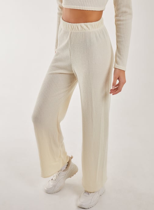 Soft Brushed Rib Flares