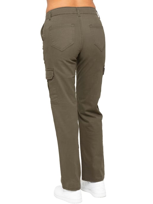 Enzo | Dames Stretch Cargo Jeans - Image 3