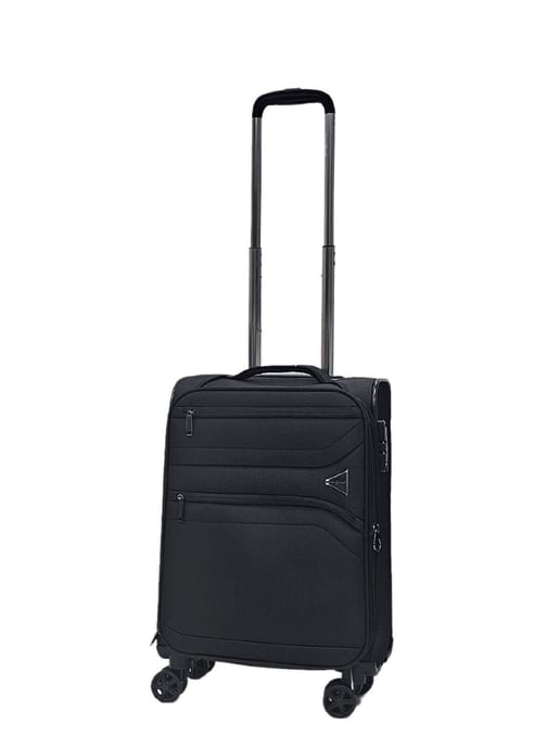 Lightweight Black 8 Wheel Travel Luggage Suitcases