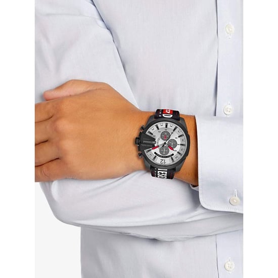 Diesel Mega Chief herenhorloge Zwart DZ4512 - Image 3