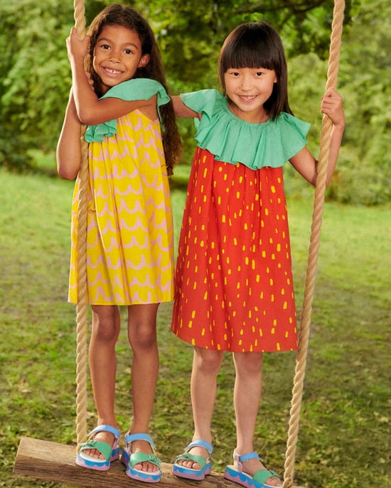 Stella McCartney Girls Pineapple Dress in Yellow