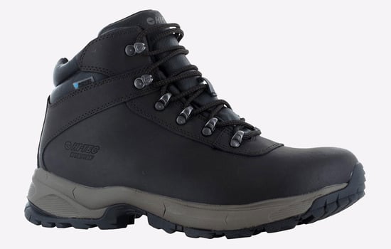 Hi-Tec Eurotrek Lite Waterproof Faux Leren Heren Donker Chocolade Wandelschoenen - Image 2