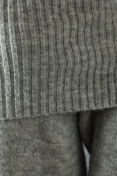 Premium Knit Bardot Foldover Jumper Dress