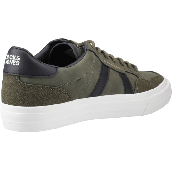 Jack & Jones Morden Special Polyurethaan Heren Olijf Nacht Trainers - Image 2