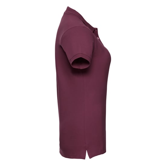 Russell Dames/Dames Stretch Fitted Poloshirt (Bourgondië) - Image 3