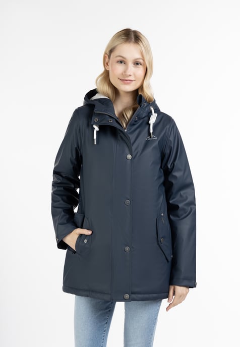 ICEBOUND Gewatteerd regenjack Dames marine - Image 3