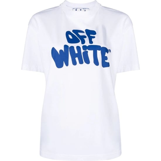 Off-White 70s Type Logo Casual Tee White T-Shirt