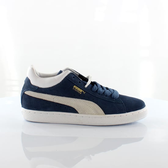 Puma Stepper Classic Blue Suede Leather Mens Trainers 355130 04