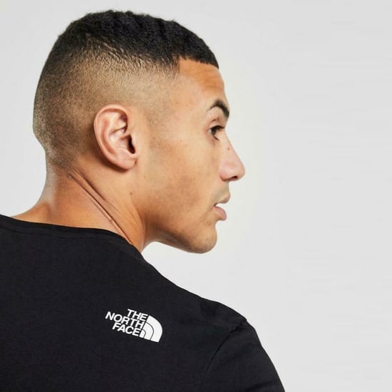 The North Face Heren Geweven Colour Block T-shirt Zwart - Image 3