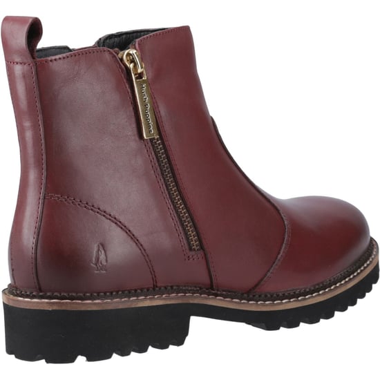 Hush Puppies Grace Suède Vrouwen Ritssluiting Laarzen Bourgondië - Image 2