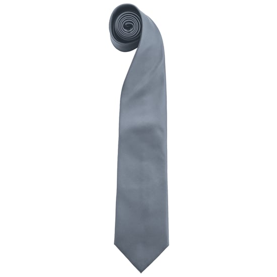 Premier Heren "Kleuren" Gewone mode / Business Tie (Pakket van 2) (Grijs) - Image 1