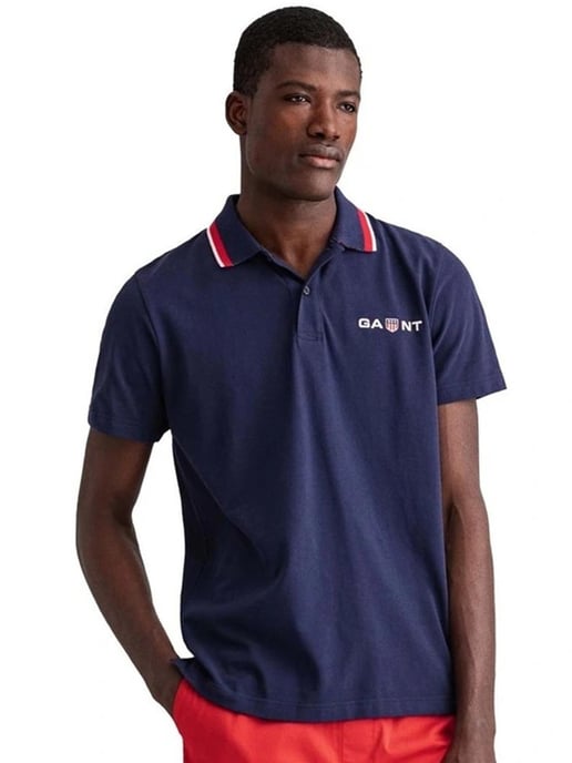 Gant Heren Retro Poloshirt - Image 1