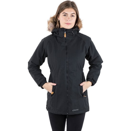 Trespass Womens/Ladies Celebrity Insulated Longer Length Parka Jacket (Black)