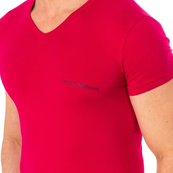 Men's short-sleeved V-neck t-shirt 110810-8P717