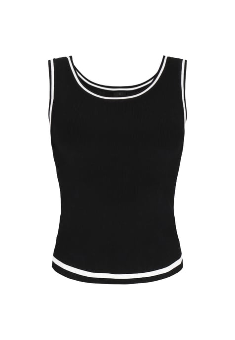Dreimaster Top vrouwen zwart - Image 1
