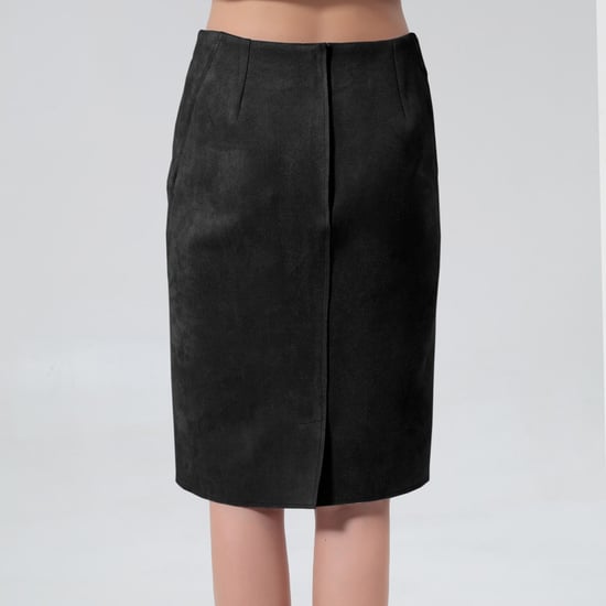 Suede rechte rok - Image 4