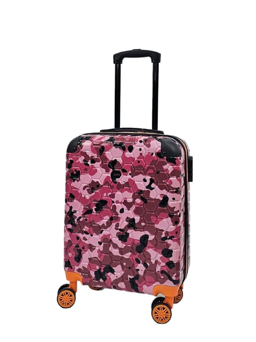 Hardshell Cabin Suitcase Robust 8 Wheel ABS Luggage Travel Bag