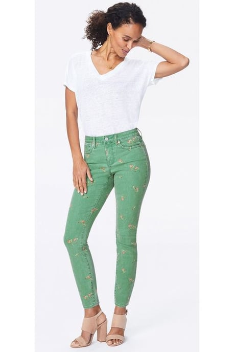 Ami Skinny Jeans Green Twill