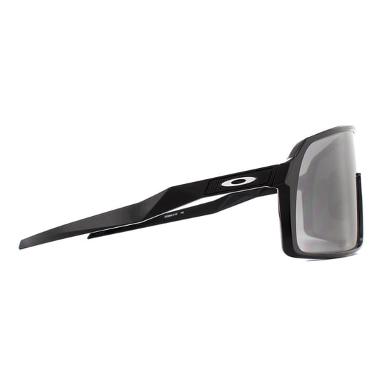 Oakley Rectangle Mens Polished Black Prizm Black Sunglasses