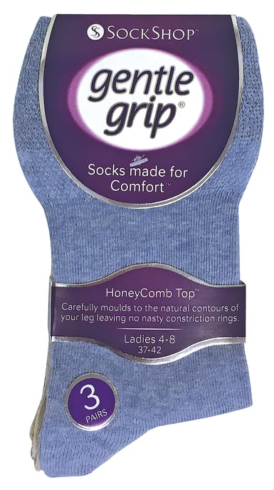 6 paar sokken zonder elastiek damessokken met zachte grip - LGG73 - Image 2