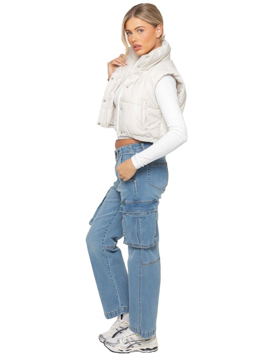 Enzo | Womens Puffer Gilet Jacket - Image 5